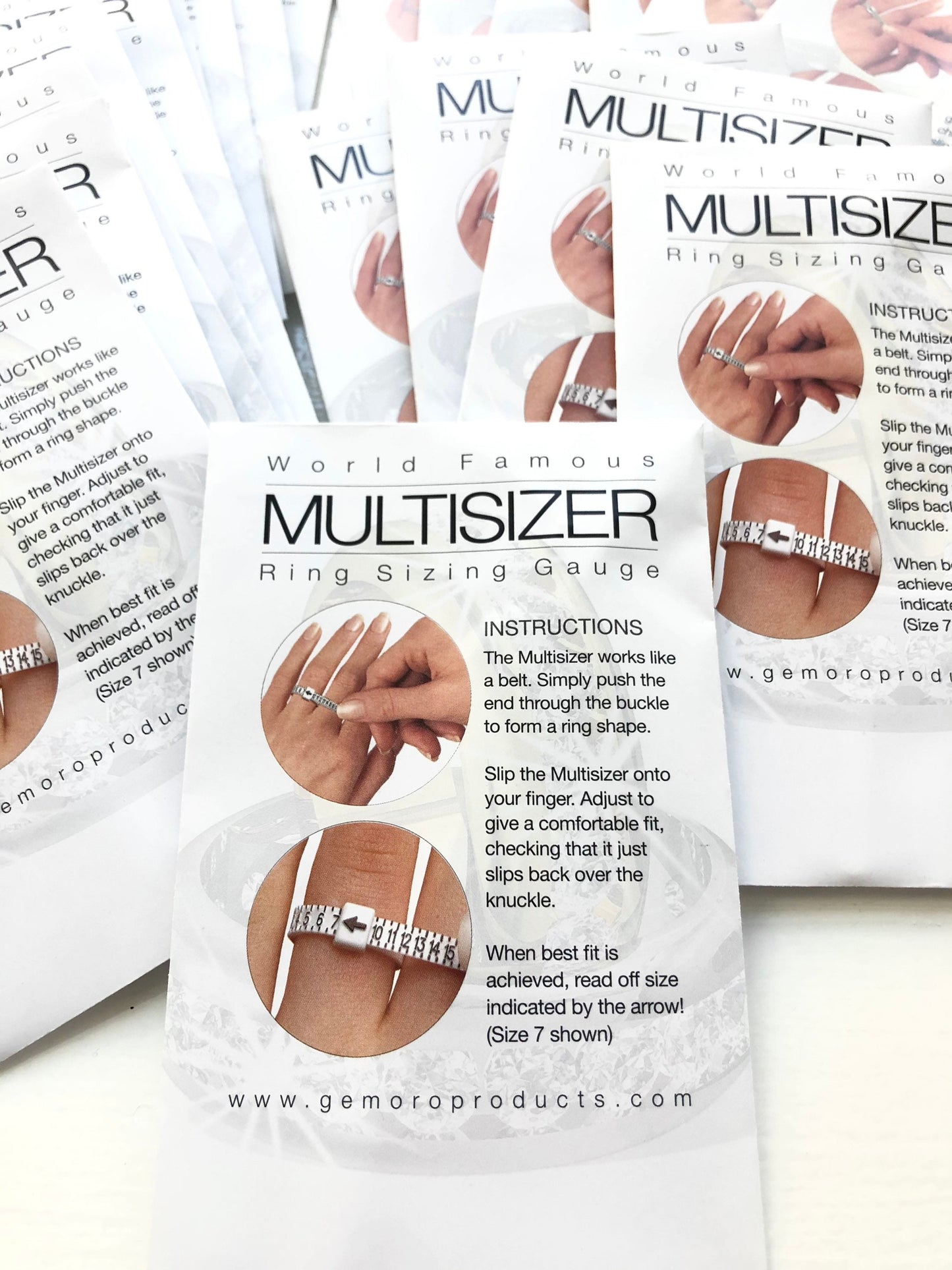 Adjustable Ring Sizer Tool: Reusable Finger Measurement