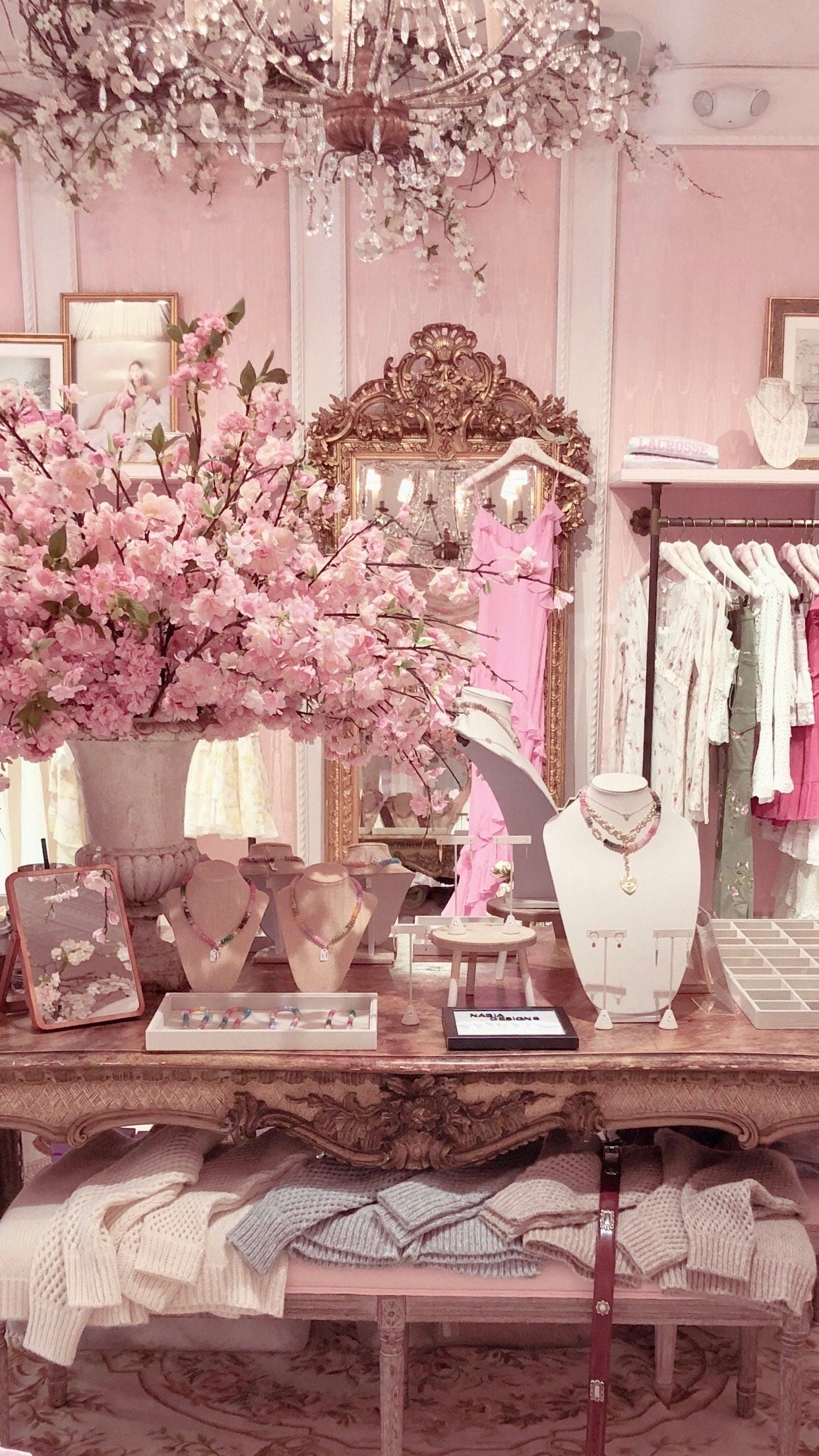 Dogwood Blossom Series Ombré Gemstone Jewelry: colorful, joyful, one of a kind wearable art gemstone bead necklaces and bracelet